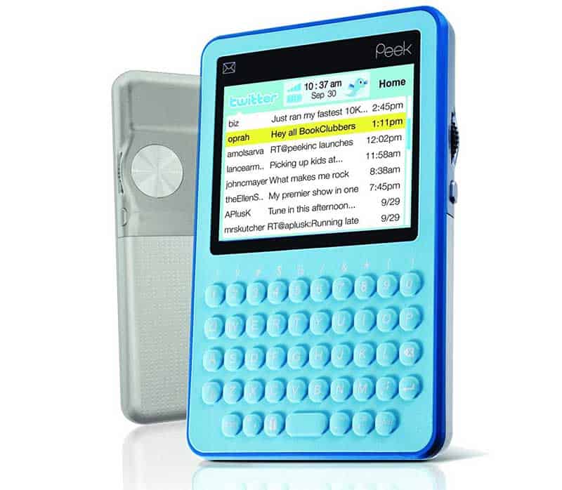 Twitter peak device 2009